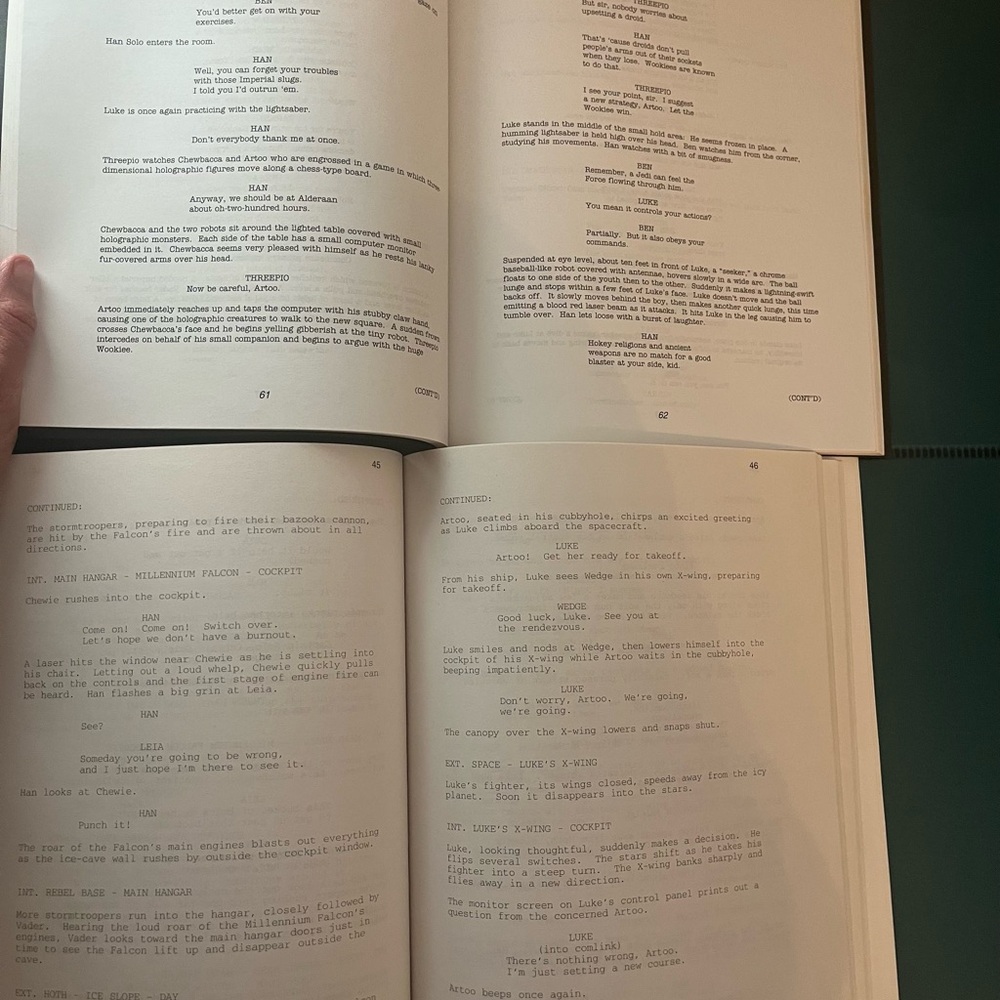 Star Wars Movie Script Collection - Picture 5 of 12